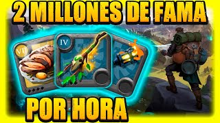 Así podes farmear 2 millones de fama en Albión online 2024  La build de Nature sigue invicta [upl. by Adlihtam]