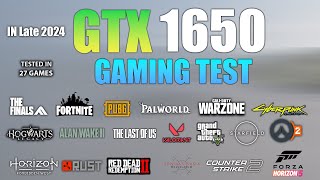 GTX 1650  Test in 27 Games  GTX 1650 Gaming [upl. by Nimref]