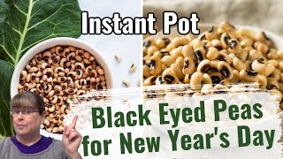 Vegan Instant Pot Creamy Black Eyed Peas [upl. by Ubana212]