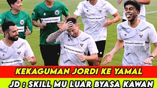 KEKAGUMAN JORDI AMAT DENGAN SKILL YAMAL  Skill Yamal Sulit Di Hadang  Bikin Jordi Kewalahan [upl. by Mackey412]