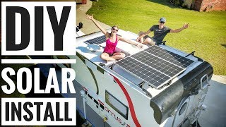 Camper Solar Setup Tutorial  How to Solar Power your RV Camper Van amp Truck Camper [upl. by Avlem]