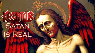 Satan Is Real by Kreator  with lyrics  images generated by an AI [upl. by Zia]