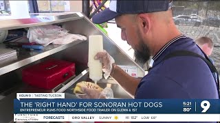 Tasting Tucson Sonoran Hot Dog Cart [upl. by Aihseit]