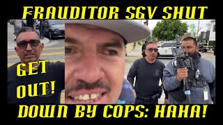 Frauditor SGV News AKA Misfit Loser Shut Down by Cops [upl. by Ahsiuqet]