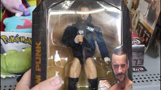 AEW Walmart exclusive cm punk found WWEAEW toy hunt [upl. by Reddin68]