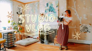 ♥︎ NEW COLLABORATION DIY ART MAKING HOME RENO ♥︎ [upl. by Euqininod569]