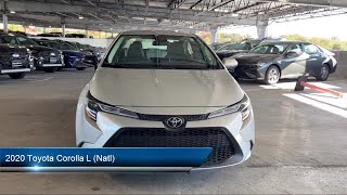 2020 Toyota Corolla L Natl [upl. by Lune]