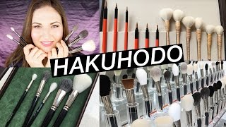 Japanese Makeup Brushes HAKUHODO Flagship Store Haul [upl. by Suzette487]