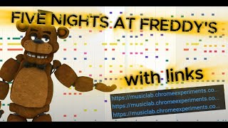 Five Nights at Freddys in Chrome Music Lab [upl. by Sharline146]