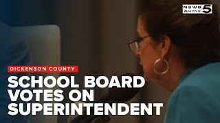 Dickenson County School Board votes 32 to keep superintendent [upl. by Beichner]