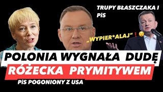 POLONIA WYKOPAŁA DUDĘ – PRZYWITALI PiS W USA❗️BŁASZCZAK ŁŻE O TRUPIE I PODŁA DEZINFORMACJA RÓŻECKIEJ [upl. by Enirehtahc]