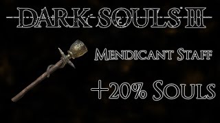 Dark Souls 3 Where to find the Mendicants Staff  20 Souls [upl. by Ferde374]