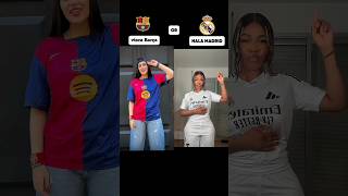 Hala Madrid⚪ or Visca Barca🔵 Dance challenge😍 futbol celebracions imitando realmadried viscabarca [upl. by Thomson]