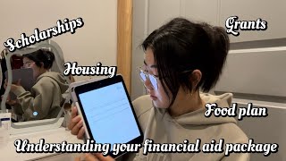 How to read your financial aid package for college full transparency and helping you estimate costs [upl. by Hgielram]