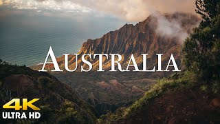 FLYING OVER AUSTRALIA 4K UHD  Beautiful Nature Scenery with Relaxing Music  4K VIDEO ULTRA HD [upl. by Checani]