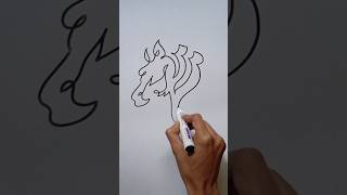 Zebra Drawing Tutorial  How To Draw Zebra  Zebra Drawing Step By Step  Babai Adhikary shorts [upl. by Relyks]