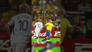 Zidane vs Brazil skill 🔵🎯⚽ cr7 zidane short shortsvideo youtubeshort viral trending football [upl. by Mitran]