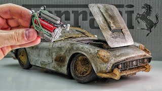 Restoration of an Old Abandoned FERRARI Restoration Ferrari 250 GT California [upl. by Natassia]