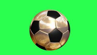 Green Screen chroma key golden ball [upl. by Andrade]