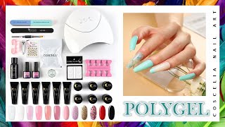 ♡ How to UV amp Extention Polygelnails👈 [upl. by Lemcke]