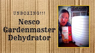 319 Unboxing Nesco Gardenmaster Dehydrator [upl. by Aristotle]