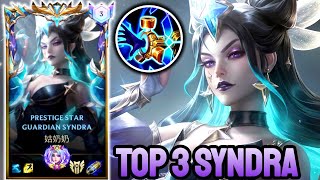 WILD RIFT SYNDRA  TOP 3 SYNDRA GAMEPLAY  SOVEREIGN RANKED [upl. by Asiulairam]