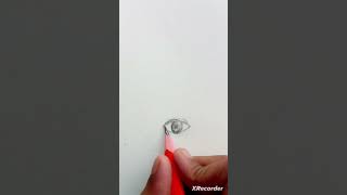 How To Draw An Eye Super EasyBrightest Smiles eye pencildrawing [upl. by Ronel]