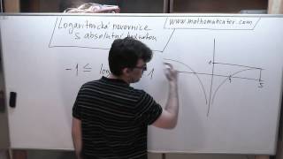 Logaritmická nerovnice s absolutní hodnotou 17 4 2014 [upl. by Udelle]