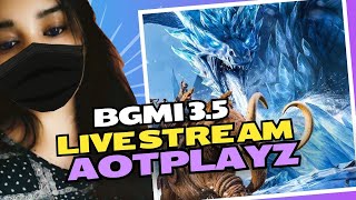 AOT on live guys 35 update  bgmi pubgmobile bgmiindia tamil girlgamer aotplayz [upl. by Altis]