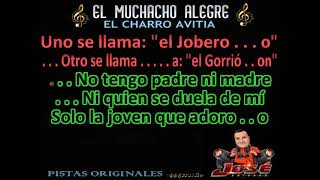 EL MUCHACHO ALEGRE EL CHARRO AVITIA KARAOKE DJ JSOE CHICAGO [upl. by Barta636]