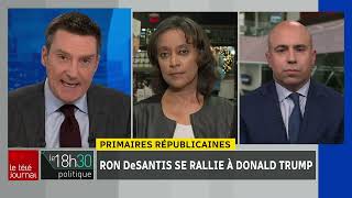 Primaires républicaines  Ron DeSantis se retire de la course [upl. by Halimeda]