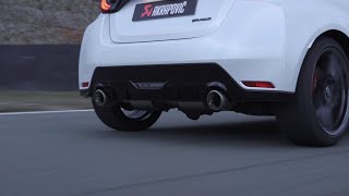 Toyota GR Yaris with an Akrapovič exhaust system [upl. by Bilbe440]