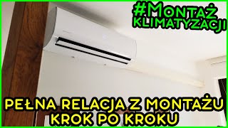 Pełna relacja z montażu 2 klimatyzatorów ROTENSO UKURA  Wracamy do KORZENI [upl. by Lahey615]