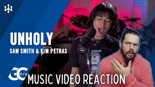 Gigi De Lana  Unholy Sam Smith and Kim Petras Cover  First Time Reaction [upl. by Hollyanne]