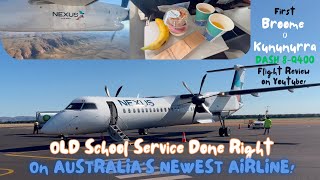 Superb Experience on AUSTRALIAS NEWEST AIRLINE Nexus Airlines Broome to Kununurra Flight Review [upl. by Maybelle]