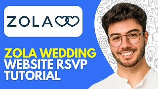 Zola Wedding Website RSVP Tutorial  How to Use Zola Wedding Website 2024 [upl. by Mundy191]