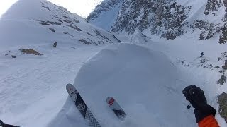 Pointe Inférieure de Tricot Couloir NordEst SaintGervais MontBlanc ski de randonnée  9777 [upl. by Xed241]