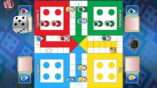 Ludo game in 4 players online play l Ludo king in 4 players l Ludogameplay ludo ludogame V37 [upl. by Epilif]