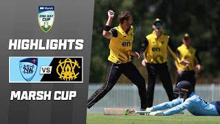 NSW v Western Australia  Marsh Cup Final 202324 [upl. by Tenenbaum]