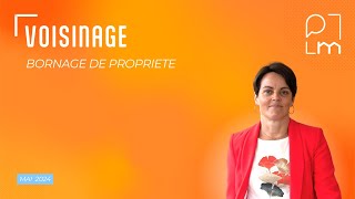 bornage de propriété [upl. by Savannah]