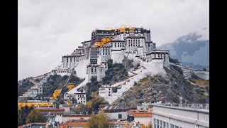 The Potala Palace and temples in Tibet4K [upl. by Bibbie656]