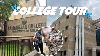 Delhi University  Ramanujan College Campus Tour  College vlog 🦋 delhiuniversity collegetour [upl. by Salkin465]