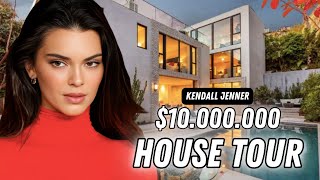 Celebrity Home Tour Inside Kendall Jenners 10 MILLION SpanishStyle Mansion [upl. by Yelreveb]