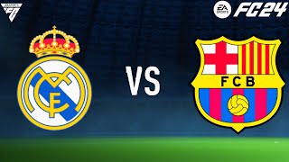 FC 24  Real Madrid Vs Barcelona  LALIGA 202425  Pc Gameplay  HD [upl. by Ettevahs107]