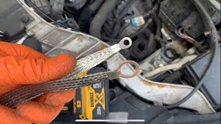 Adding grounding straps to a 2015 Ford Focus for P090C transmission low voltage issue P0912 [upl. by Reffotsirk653]