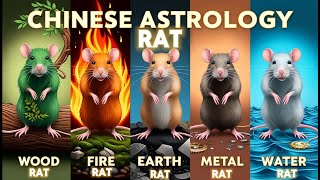 wood fire earth metal and water Rat Chinese Astrology [upl. by Doralin]