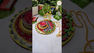 DIY Diwali TLight Holder  Easy Festive Decor Ideas tealight homeaccessories [upl. by Zoba99]