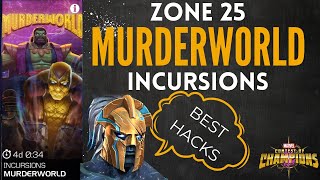 Aegon Cheese Zone 25  Murderworld Incursions  Bonus Crystal Opening  MCOC [upl. by Adina]