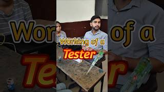 Working of a tester sciencegurushivam experiment scienceguru ytshorts education [upl. by Nedlog]