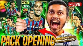 eFootball 25 Mobile Free Epic amp Epic Barcelona Pack Opening  LIVE [upl. by Slohcin21]